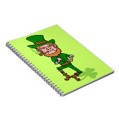 Carnet Funny Angry Lucky Irish Leprechaun (Côté Droit)