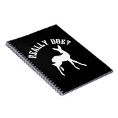 Carnet Funny Animal Pun Vraiment Doe (Côté Droit)