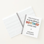 Carnet Funny Awesome Frère | Cadeau pour Meilleur Frère j (Intérieur)