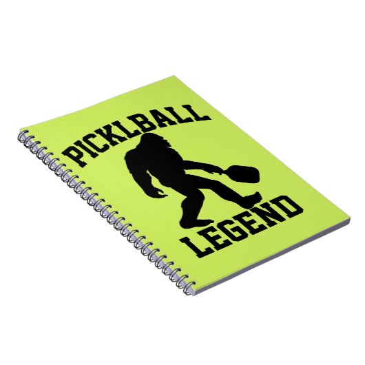Carnet Funny Bigfoot Pickleball Legend (Côté Droit)