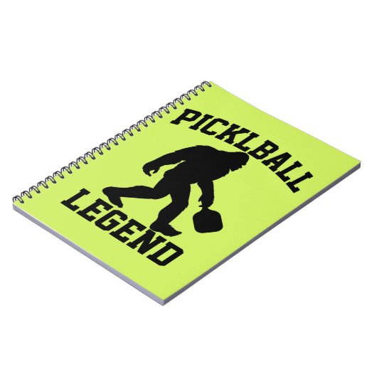 Carnet Funny Bigfoot Pickleball Legend (Côté gauche)
