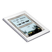 Carnet Funny Black Cat, je suis la vue (Côté Droit)