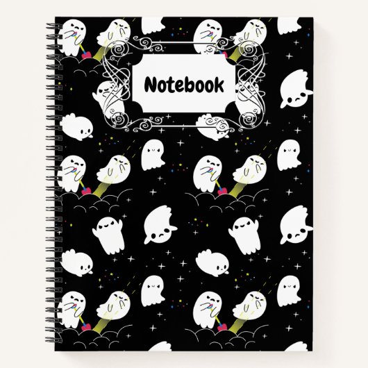 Carnet Funny Boo Halloween Ghost Adventure Chasse au trés (Devant)