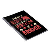 Carnet Funny Bridge Player No Such Thing as Friendly Game (Côté Droit)