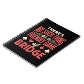 Carnet Funny Bridge Player No Such Thing as Friendly Game (Côté gauche)