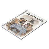 Carnet Funny Bulldog (Côté gauche)