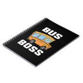 Carnet Funny Bus Boss School Bus Driver (Côté gauche)