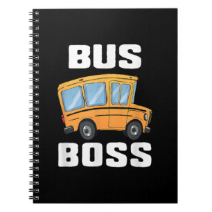 Carnet Funny Bus Boss School Bus Driver