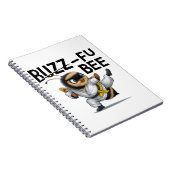 Carnet Funny Buzz-Fu Bee Arts martiaux (Côté Droit)