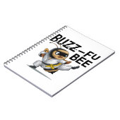 Carnet Funny Buzz-Fu Bee Arts martiaux (Côté gauche)