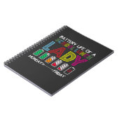 Carnet Funny Cafeteria School Déjeuner Lady Week Humour d (Côté gauche)