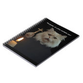 Carnet Funny Cat Exorcist Notebook - Catnip Compels You (Côté gauche)