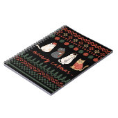 Carnet Funny Chat jeu de Noël - Chat Noël (Côté gauche)