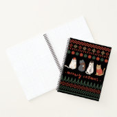 Carnet Funny Chat jeu de Noël - Chat Noël (Intérieur)