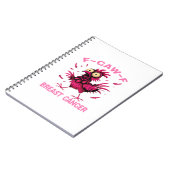 Carnet Funny Chicken F-Caw-F Breast Cancer Awareness Vint (Côté gauche)