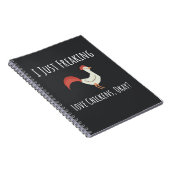 Carnet Funny Chicken Gifts Humor Hilarious Joke Humorous (Côté Droit)