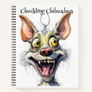 Carnet Funny Chien Monster : Chuckling Chihuahua