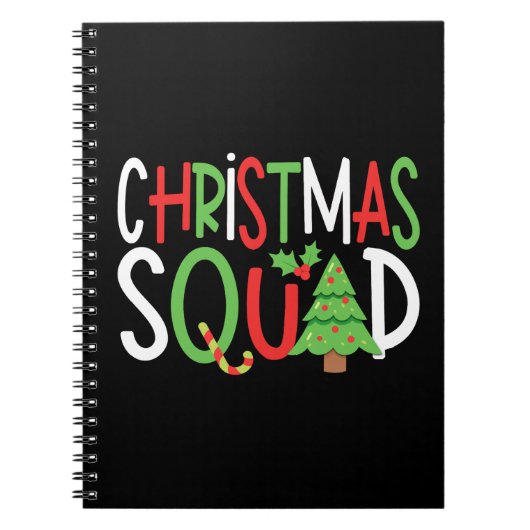Carnet Funny Christmas Squad Famille Vacances (Devant)
