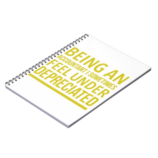 Carnet Funny Comptable Pun (Côté gauche)