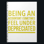 Carnet Funny Comptable Pun<br><div class="desc">Un cadeau parfait pour le comptable de votre vie.</div>