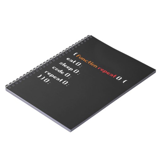 Carnet Funny Computer Science Coder Programmer Function (Côté gauche)