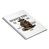 Carnet Funny Cowboy Beaver Tips Wild West Vintage  (Côté Droit)