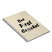 Carnet Funny crochet citation tricot dire cadeau (Côté Droit)