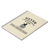 Carnet Funny crochet citations crocheters cadeau (Côté gauche)