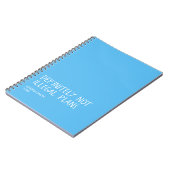 Carnet Funny Dark Humor Notebook, Sarcastic Journal,  (Côté gauche)