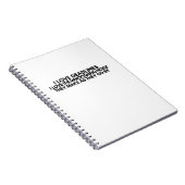 Carnet Funny Deadlines Whooshing Noise Quote Minimalist  (Côté Droit)