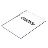 Carnet Funny Deadlines Whooshing Noise Quote Minimalist  (Côté gauche)