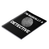 Carnet Funny Detective Crime Investigation Drama Reader (Côté gauche)