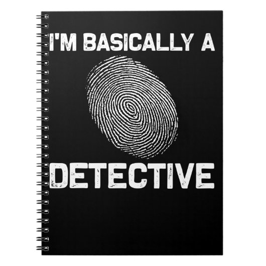 Carnet Funny Detective Crime Investigation Drama Reader (Devant)