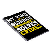 Carnet Funny Detective Forensic Science Crime Solver (Côté Droit)