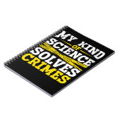Carnet Funny Detective Forensic Science Crime Solver (Côté gauche)