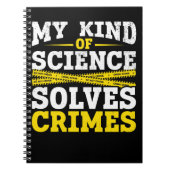 Carnet Funny Detective Forensic Science Crime Solver (Devant)