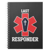 Carnet Funny Directeur funéraire Mortician Dernier Respon (Devant)