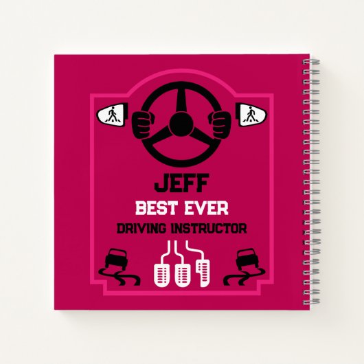 Carnet Funny Driving Instructor Gift (Dos)