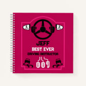 Carnet Funny Driving Instructor Gift (Devant)