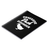 Carnet Funny Duck Hunting Odd Obsessive Duck Disorder (Côté gauche)