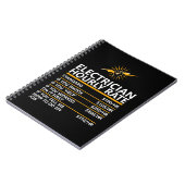 Carnet Funny Electrician Hourly Rate Table Humor Gift (Côté gauche)