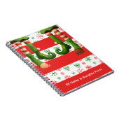 Carnet Funny Elf Faces & Legs | North Pole Fun Christmas  (Côté Droit)