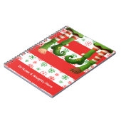 Carnet Funny Elf Faces & Legs | North Pole Fun Christmas  (Côté gauche)