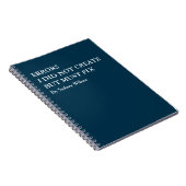 Carnet Funny Error Fixing Personalized Work (Côté Droit)