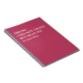 Carnet Funny Error Fixing Personalized Work (Côté Droit)