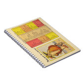 Carnet Funny Fat Lady sur la plage (Côté Droit)