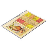 Carnet Funny Fat Lady sur la plage (Côté gauche)