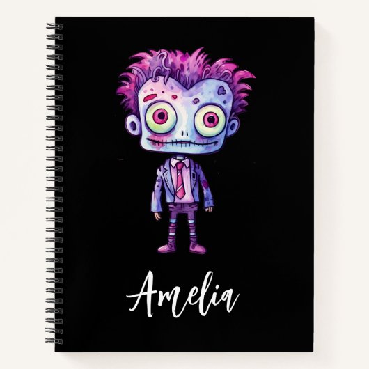 Carnet Funny Frankenstein Monster Halloween Fun (Devant)