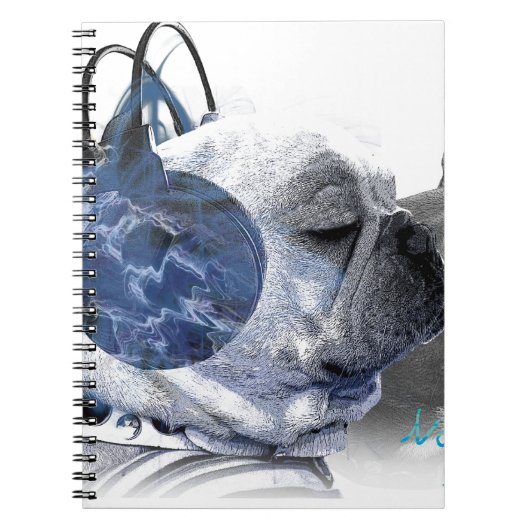 Carnet funny frenchbulldogs icon (Devant)