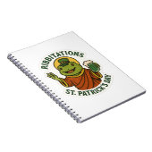 Carnet Funny Frog St.Patrick's Day (Côté Droit)